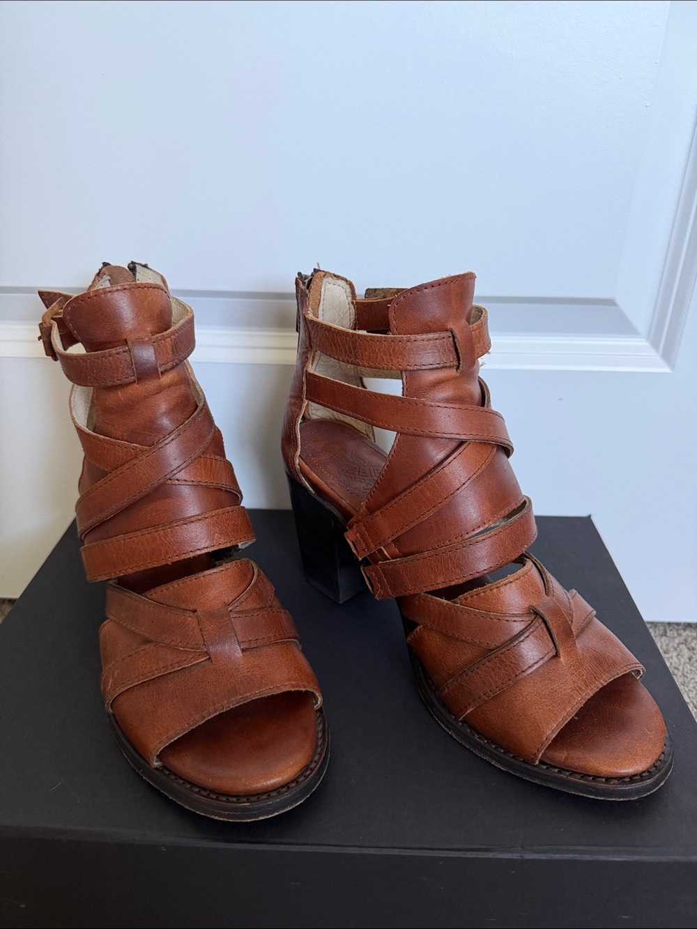 Freebird Claw Brown Sandals. Discontinued.